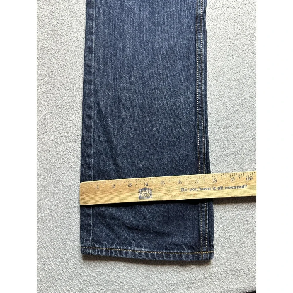 Old‎ Navy Built-In Tough Straight Jeans Mens 32x32 (30x30) Dark Rinse Blue Denim